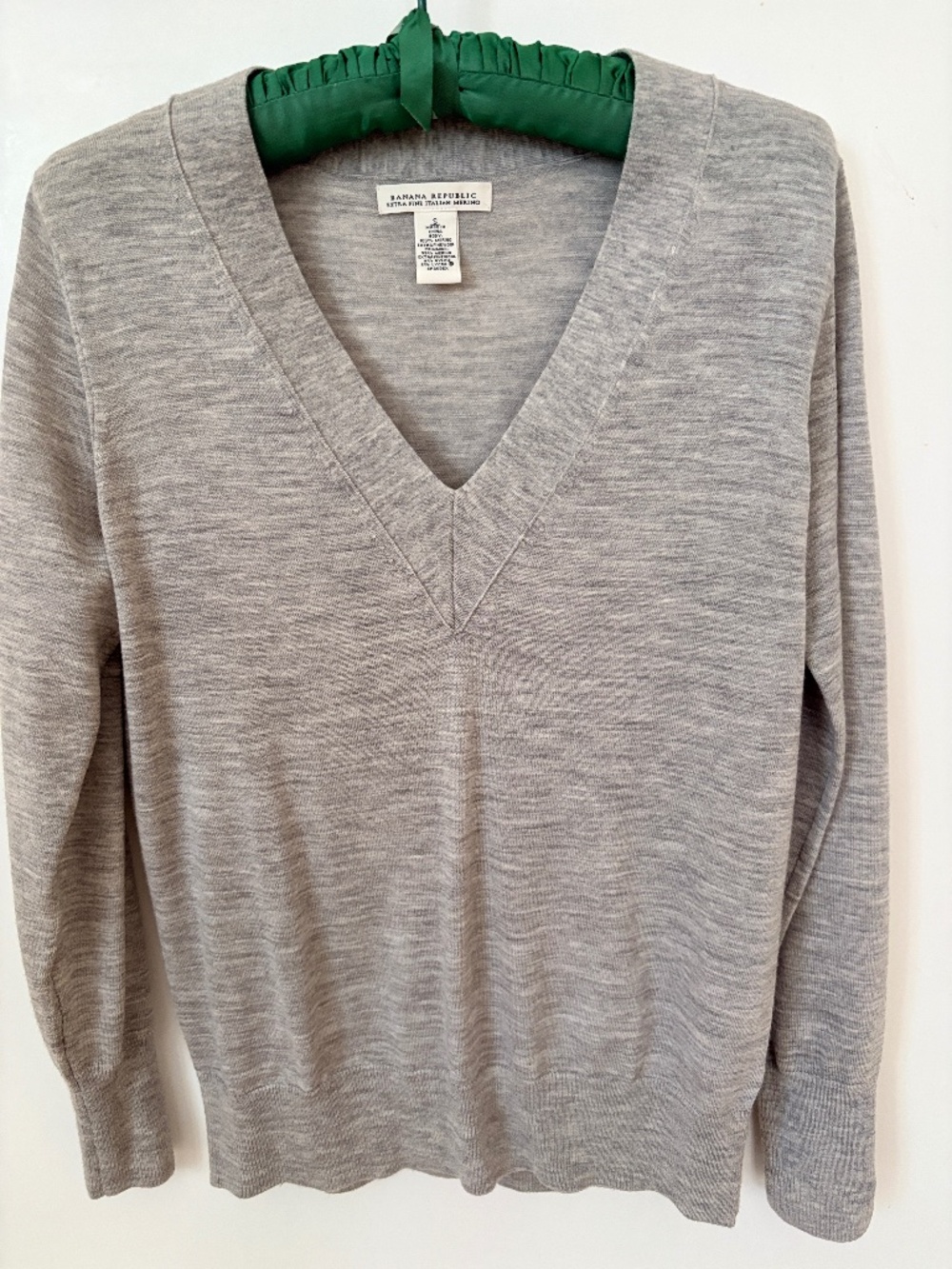 Banana  Republic Merino V-Neck Sweater.